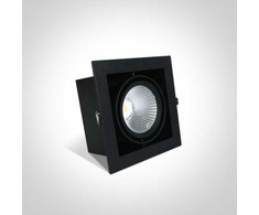 30W LED įleidžiamas pakreipiamas šviestuvas, juodas, 4000K, 51130/B/C