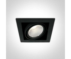 30W LED įleidžiamas pakreipiamas šviestuvas, juodas, 4000K, 51130/B/C