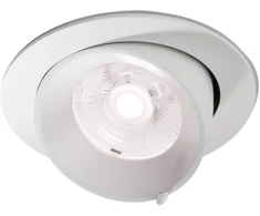 30W LED įleidžiamas šviestuvas DELTA, baltas, 3000K