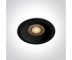 30W LED įleidžiamas šviestuvas su filtru nuo akinimo, juodas, 3000/3500/4000K, 10130DH/B/V