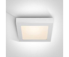 Lubinis šviestuvas 30W LED kvadratinis plafonas, baltas, 2700/3000/4000K, 62130AF/W/V