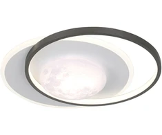 30W LED lubinis šviestuvas DESULO, juodos/baltos sp., 3000/4000/6000K
