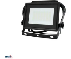 Bemko 30W LED nešiojamas prožektorius KASTEL, juodas, 6500K, IP65, 110°