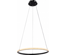 30W LED pakabinamas šviestuvas, 50cm, juodas, 3000K-6000K, dimeriuojamas