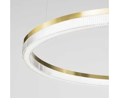 Ideal Lux 30W LED pakabinamas šviestuvas CROWN, žalvario sp., 3000K, 314938