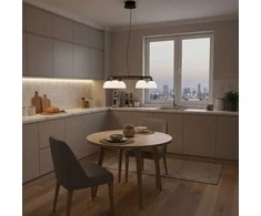 30W LED pakabinamas šviestuvas MONTIELA, juodos/aukso/baltos sp., 3000K