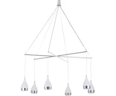 Lubinis šviestuvas 30W LED pakabinamas šviestuvas TELESTO, chromo sp., 3000K
