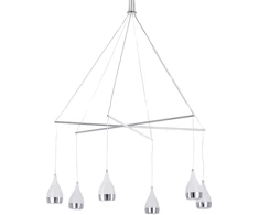 30W LED pakabinamas šviestuvas TELESTO, chromo sp., 3000K