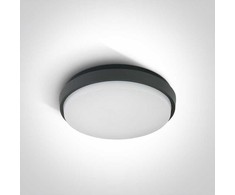 30W LED plafonas, antracito sp., 3000K, 67363/AN/W