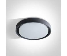 30W LED plafonas, antracito sp., 3000K, 67384/AN/W