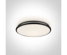 Lubinis šviestuvas 30W LED plafonas, juodas, 3000K, 62154/B/W