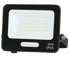 30W LED prožektorius, juodas, 4000K