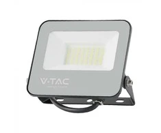 V-tac 30W LED prožektorius, juodas, 6500K, 160lm/W