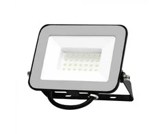 30W LED prožektorius PRO-S, juodu korpusu, 6500K, SAMSUNG CHIP