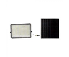 V-tac 30W LED prožektorius su saulės baterija, juodas, 4000K