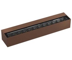 Sieninis šviestuvas 30W LED sieninis lauko šviestuvas AROOS, rūdžių sp., 3000K, IP65, šviečia į viršų ir į apačią, 90940