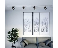 30W LED šviestuvas į 3 fazių bėgelius, juodas, 3000K, CREE LED chip