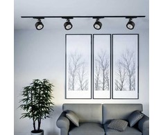 V-tac 30W LED šviestuvas į bėgelius, juodas, 3000/4000/6400K