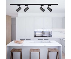30W LED šviestuvas į bėgelius, juodas, 3000/4000/6400K