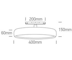 30W LED šviestuvas į magnetines sistemas MINI/MIDI/MAXI/P&amp;P, juodas, 3000/4000K, 48V, DALI, 42146L/B/V