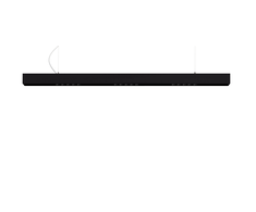 31,5W LED pakabinamas šviestuvas Juodas FOSTER SUSPENSION, juodas, 4000K, 38°