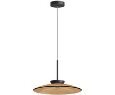 31W LED pakabinamas šviestuvas, juodos/rudos sp., 2700/3000K, dimeriuojamas, 25274