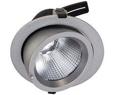 32W LED įleidžiamas šviestuvas BALUUM, sidabro sp., 3000K