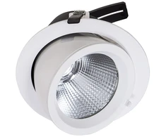 32W LED įleidžiamo montavimo šviestuvas BALUUM, baltas, 3000K