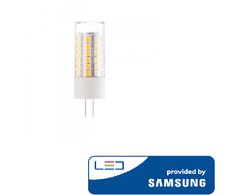 3,2W LED lemputė V-TAC, 12V, G4, 6400K (šaltai balta), SAMSUNG LED chip