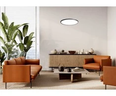 32W LED pakabinamas šviestuvas MANITO, juodos/baltos sp., 2800/4000/6000K, IP40