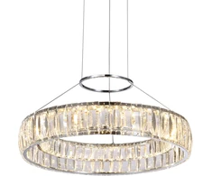 32W LED pakabinamas šviestuvas MAXIS, chromo sp., 3000K