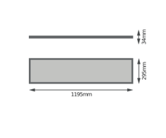 Ledvance 32W LED panelė PANEL 4IN1, 1200x300mm, balta, 3000K, UGR19