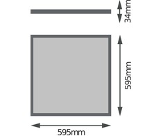 Ledvance 32W LED panelė PANEL 4IN1, 6500K