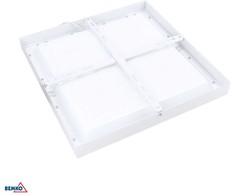 Luxmena 32W LED paviršinė panelė DENAR BLD, balta, 4000K, IP44/IP20