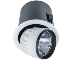 Lubinis šviestuvas 34W LED įleidžiamo montavimo šviestuvas TANTO, baltos/juodos sp., 3000K