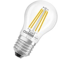 Osram 3,4W LED lemputė RETROFIT CLASSIC P, E27, skaidri, 300°, 2700K