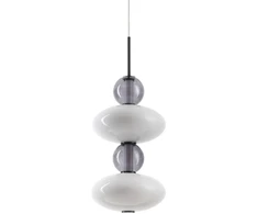 Ideal Lux 34W LED pakabinamas šviestuvas LUMIERE, baltos/juodos sp., 3000K, 314167