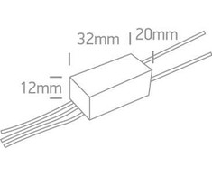 4,2-11,2W 350mA LED maitinimo šaltinis, dimeriuojamas, 89028M