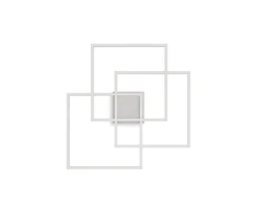 Lubinis šviestuvas Ideal Lux 35W ceiling lamp with 3 lights FRAME, 3000K, transparent