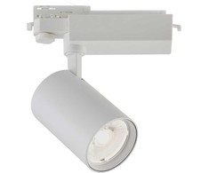 35W LED akcentinis šviestuvas į 3 fazių bėgelius HERCULES, baltas, 3000K, 3913-013W-3-S-24