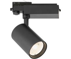 35W LED akcentinis šviestuvas į 3 fazių bėgelius HERCULES, juodas, 4000K, 3913-013B-4-S-24