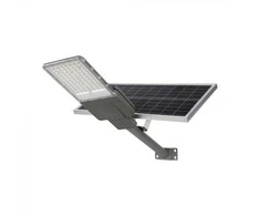 V-tac 35W LED gatvės šviestuvas, juodas, 4000K, su saulės baterija ir nuotolinio valdymo galimybe