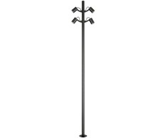 35W LED pastatomas lauko šviestuvas, juodas, 3000K, IP65, E406