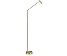 Ideal Lux 3,5W LED pastatomas šviestuvas EASY, žalvario sp., 3000K, 295503