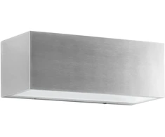 Sieninis šviestuvas 35W LED sieninis fasado šviestuvas TWIN, nikelio sp., CCT, IP54