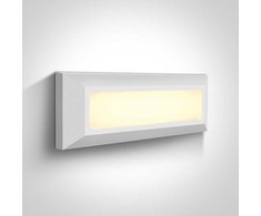 3,5W LED sieninis šviestuvas, baltos sp., 2700/3300/4000K, IP65, 67394/W/V