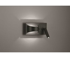 3+5W LED sieninis šviestuvas JAKE, juodas, 3000K, 4243300