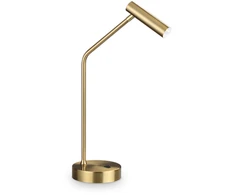Ideal Lux 3,5W LED stalo šviestuvas EASY, žalvario sp., 3000K, 295541