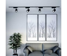 V-tac 35W LED šviestuvas į bėgelius, juodas, 6000K