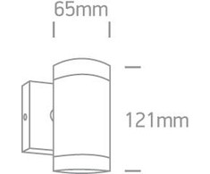 Cilindro formos šviestuvas, GU10, antracito sp., 67130E/AN